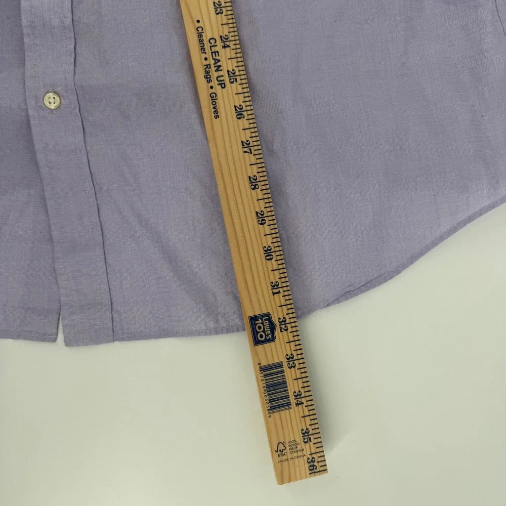Polo Ralph Lauren Shirt  XXL‎ Purple Classic Fit 100% Cotton Stretch Long Sleeve